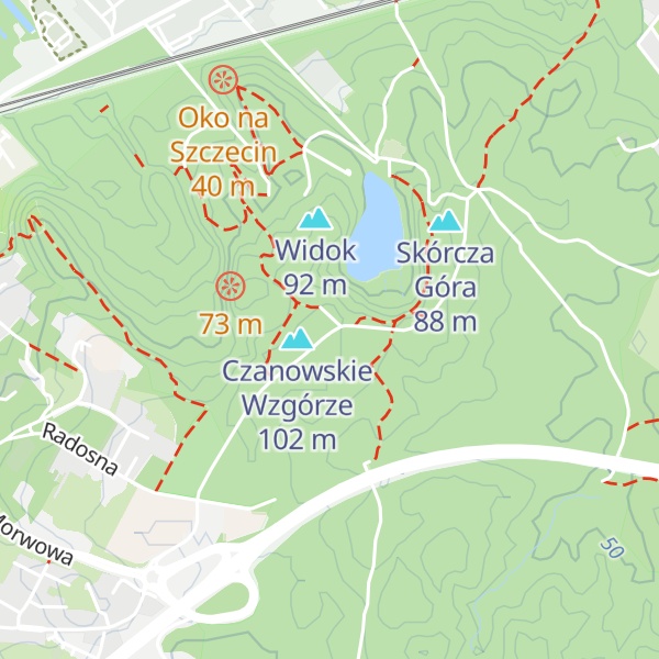Map of Wzgórze Armatnie