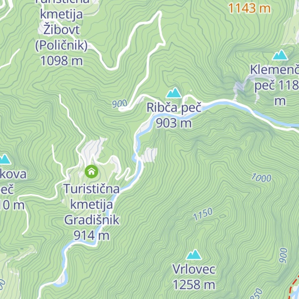 Map of Domačija Vrlovčnik