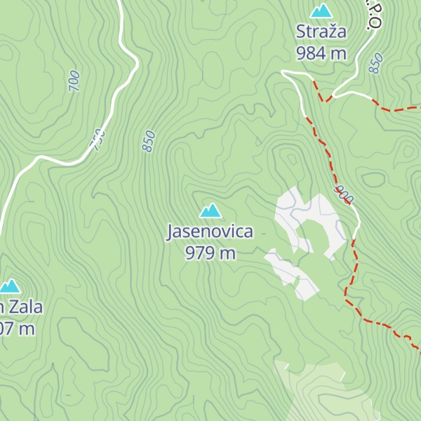 Map of Jasenovica