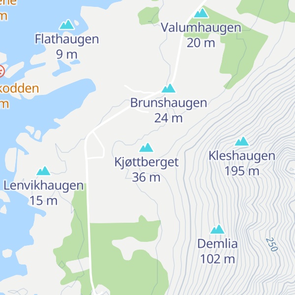 Map of Finnsæterleitet