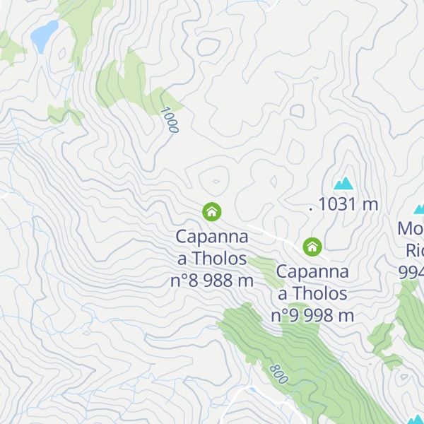 Map of Capanna a Tholos n°8