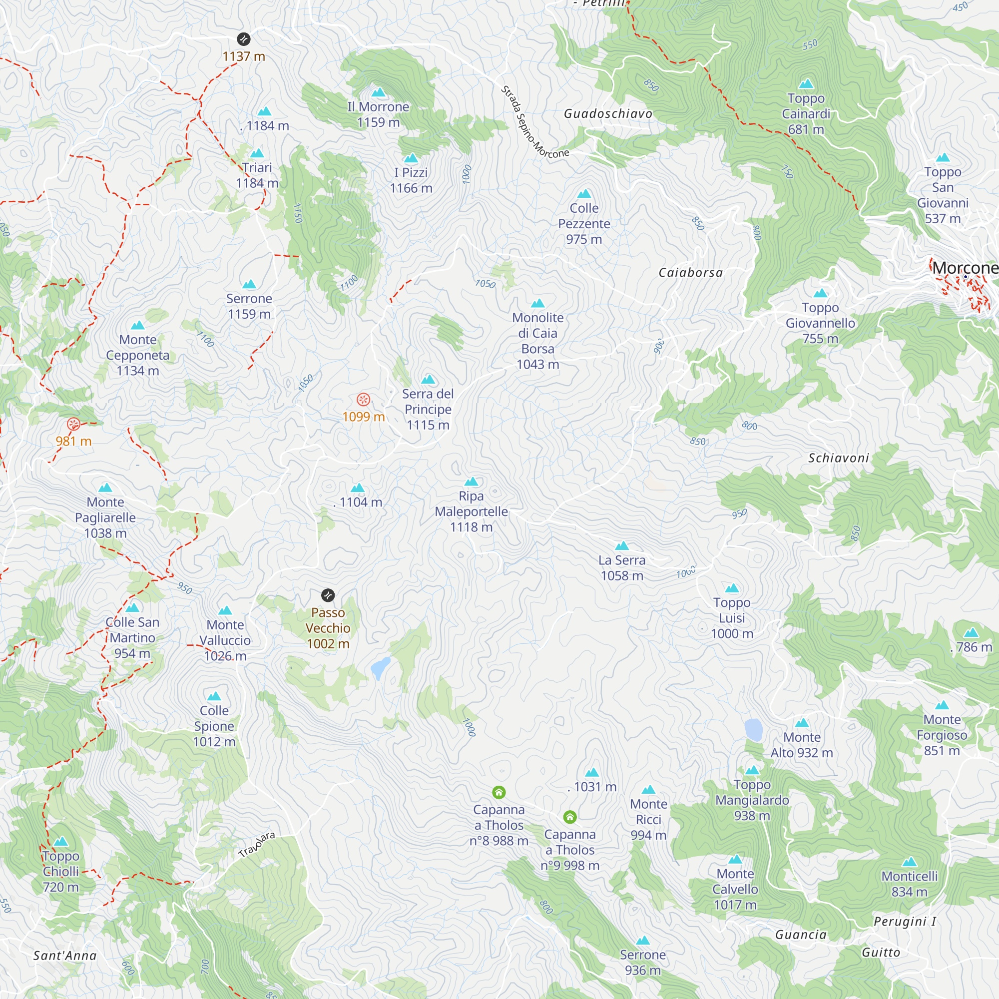 Capanna a Tholos n°4 map
