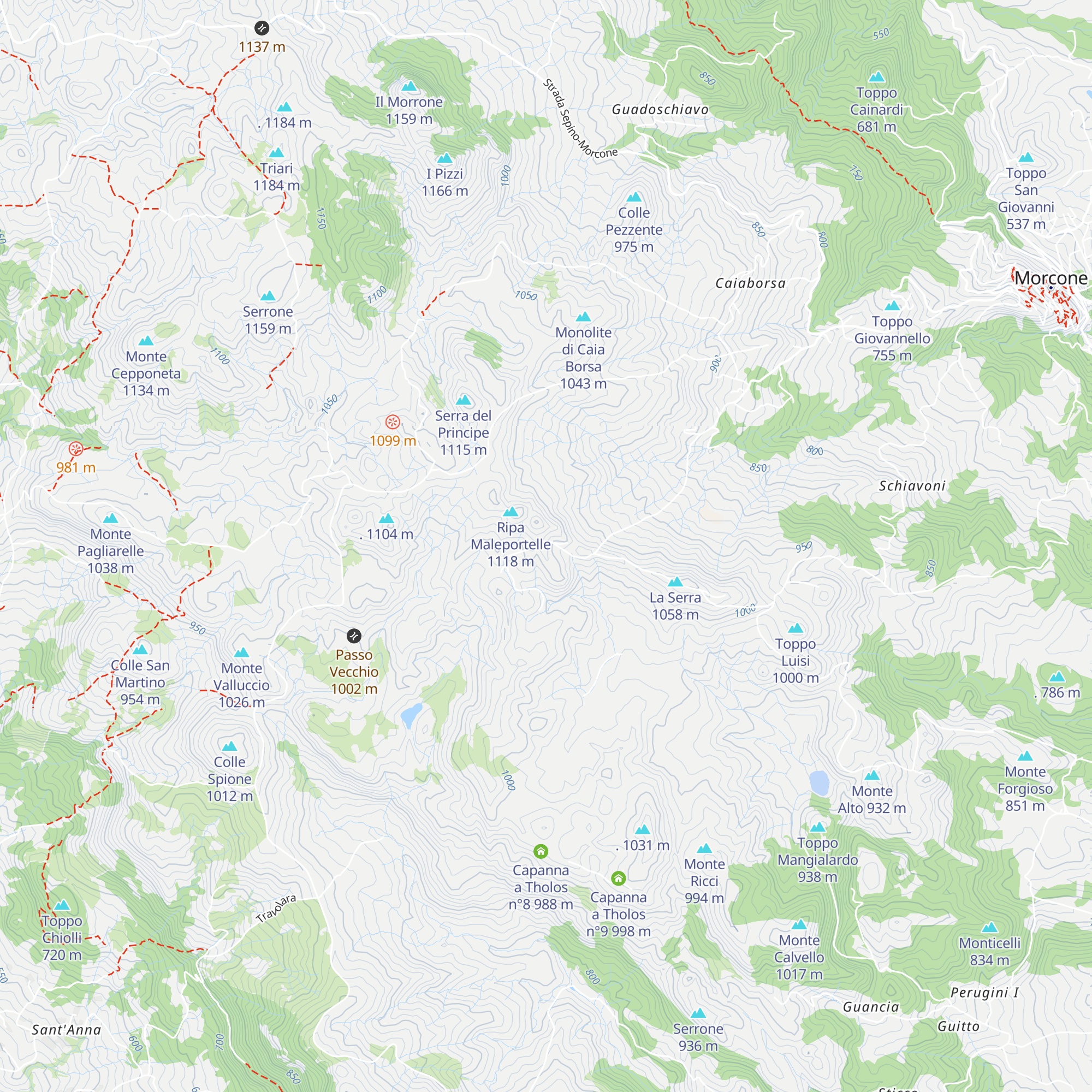 Capanna a Tholos n°3 map