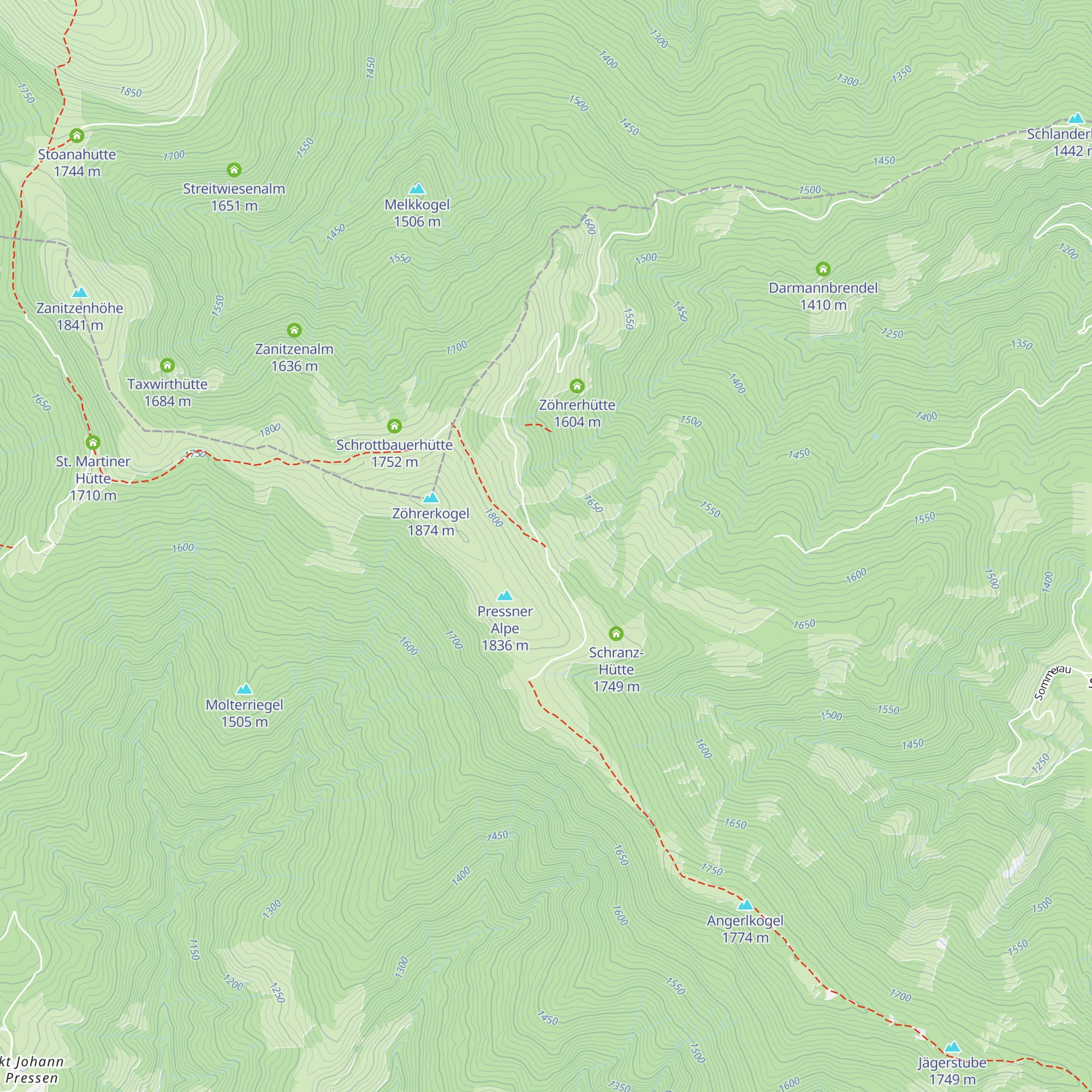 Feldalmhütte map
