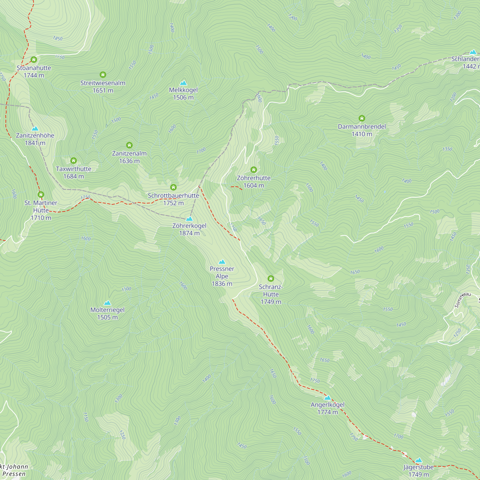 Feldalmhütte map