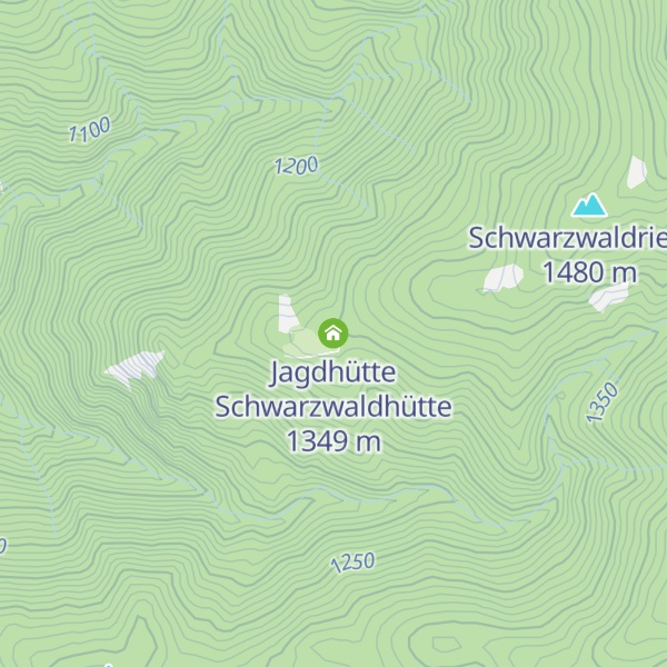 Map of Jagdhütte Schwarzwaldhütte