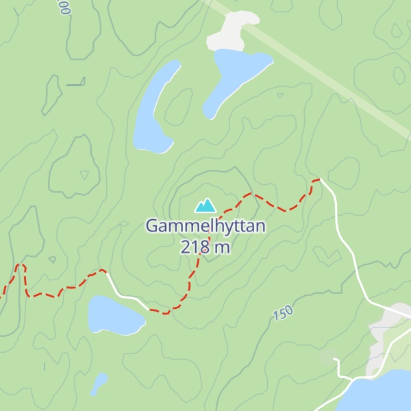 Map of Gammelhyttan