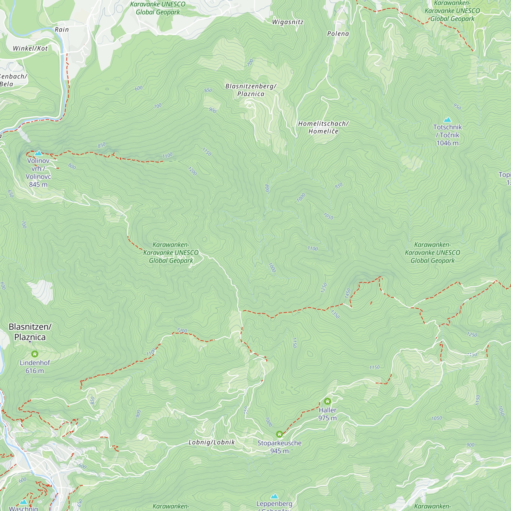 Pluschahütte map