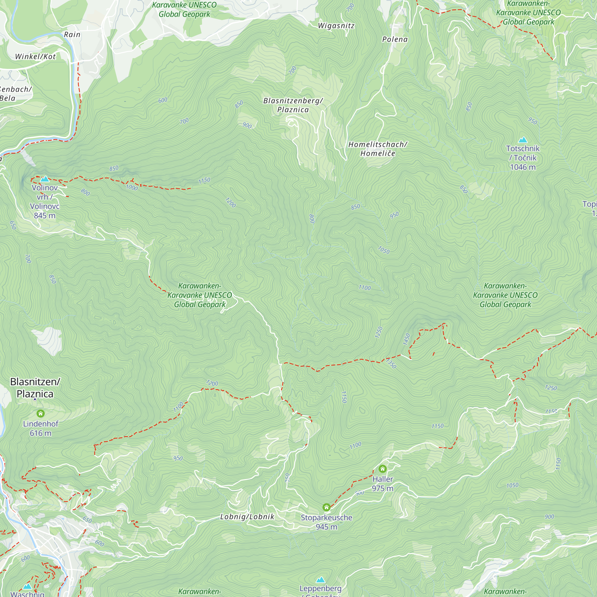 Pluschahütte map