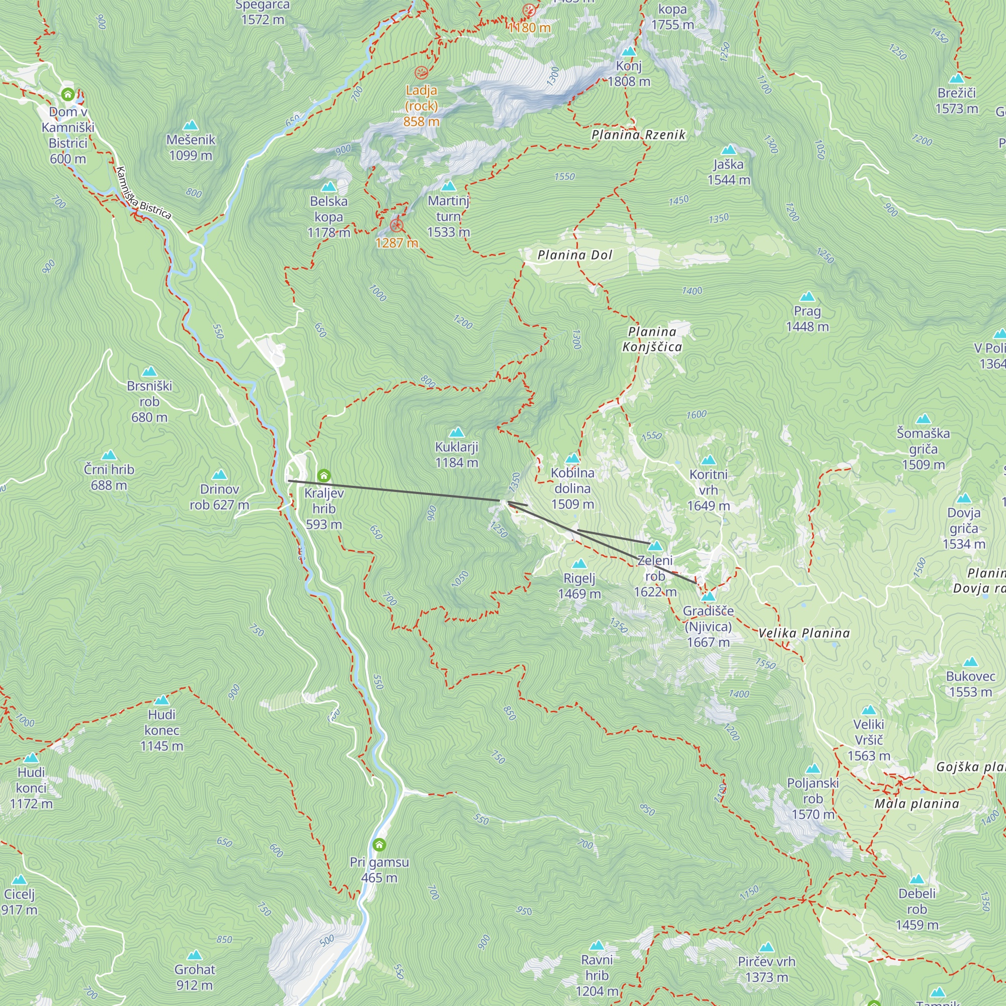 Okrepčevalnica Skodla map