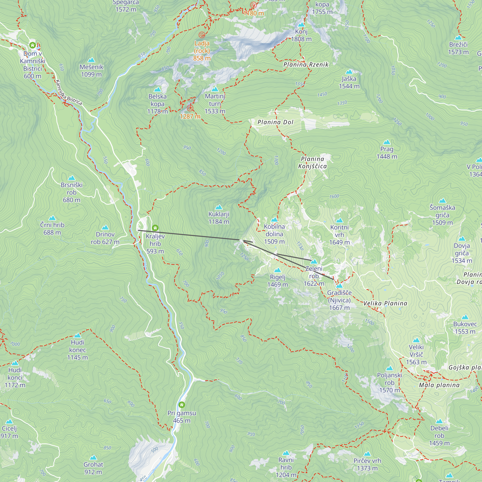 Okrepčevalnica Skodla map
