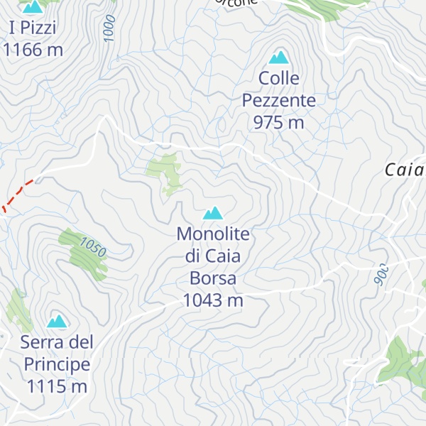 Map of Monolite di Caia Borsa