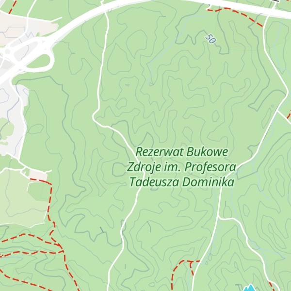 Map of Lisia Góra