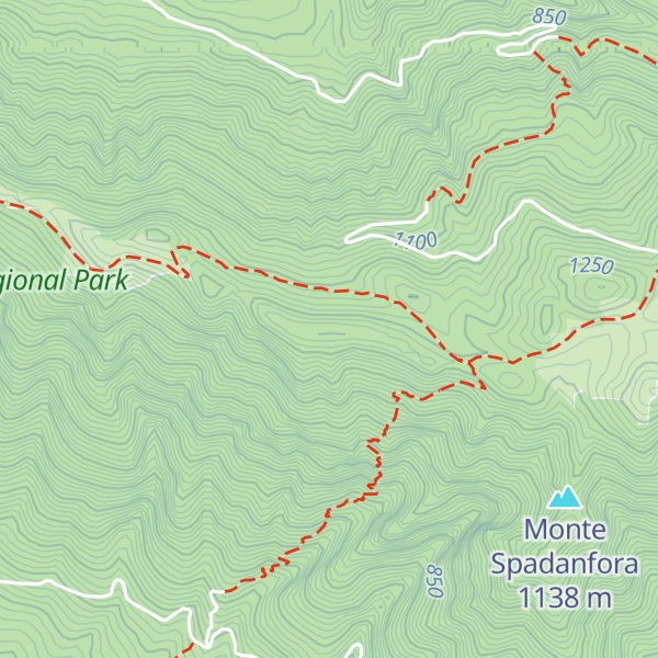 Map of Tuppo Alto