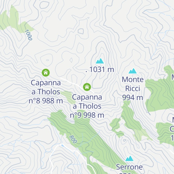 Map of Capanna a Tholos n°9