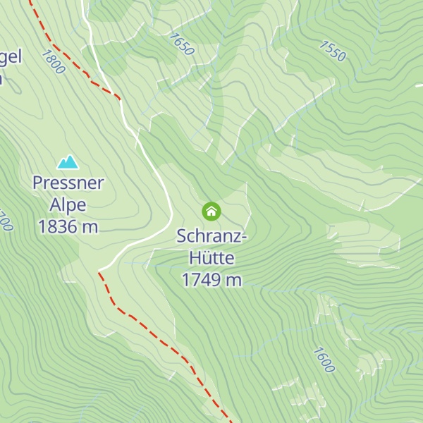 Map of Schranz-Hütte