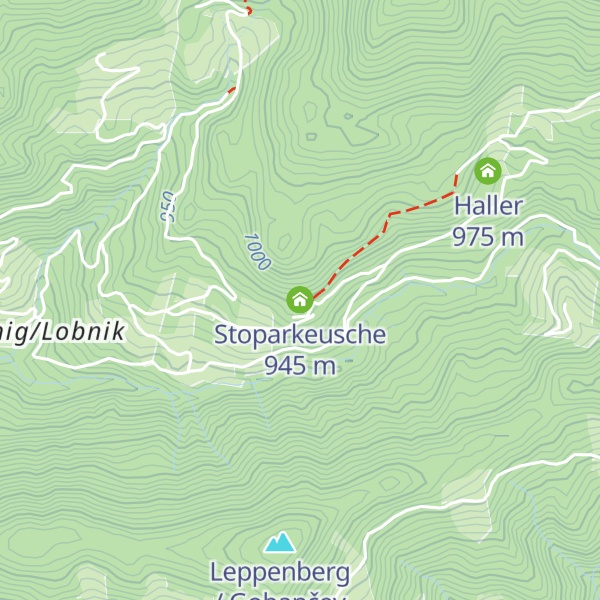 Map of Stoparkeusche