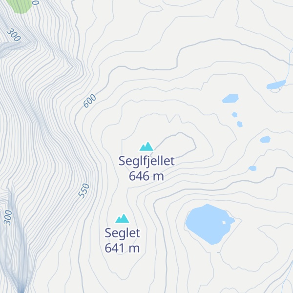 Map of Seglfjellet