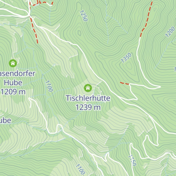 Map of Tischlerhütte