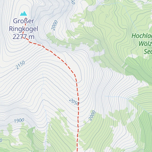 Map of Kleiner Ringkogel