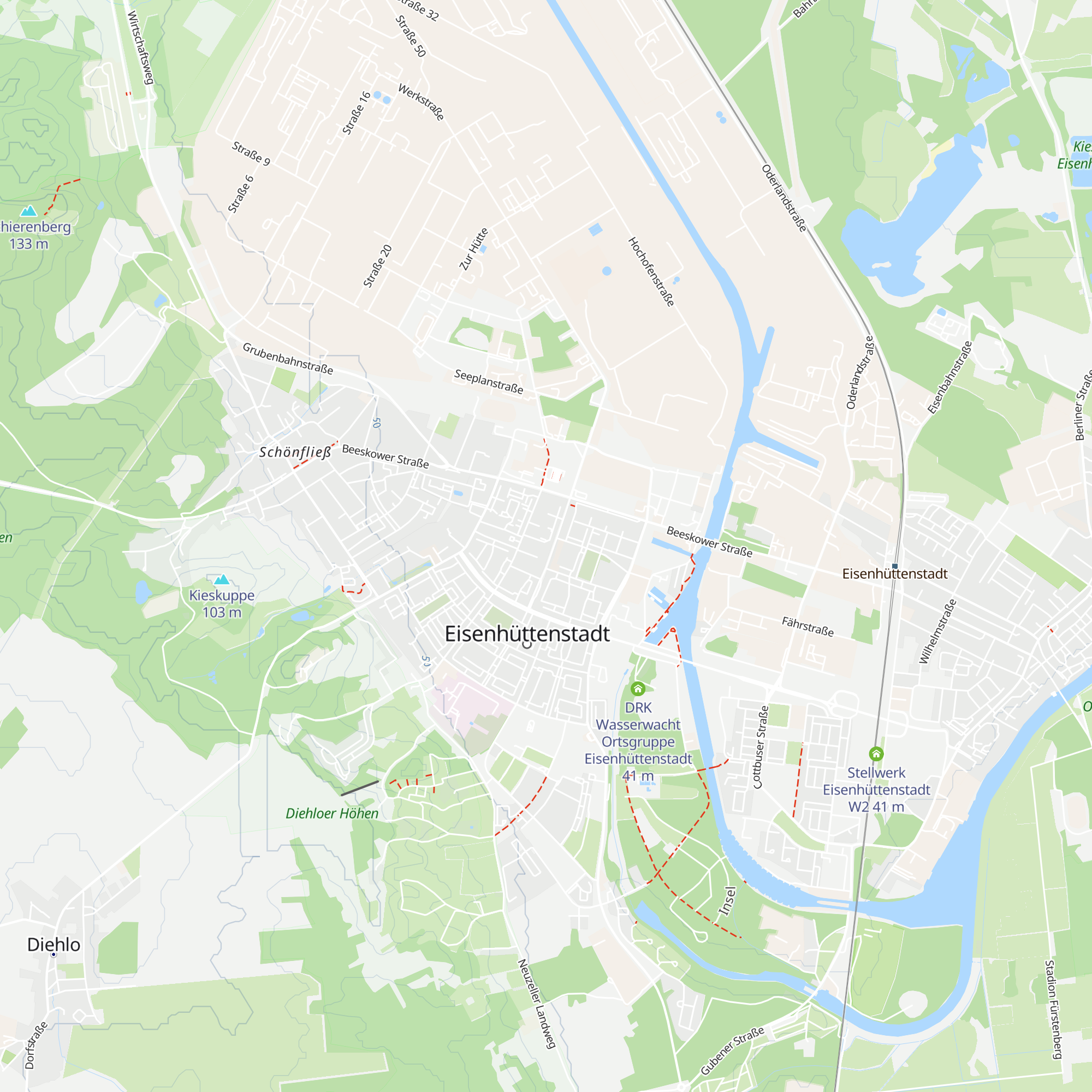 Tourismusverein Oder-Region e.V. map