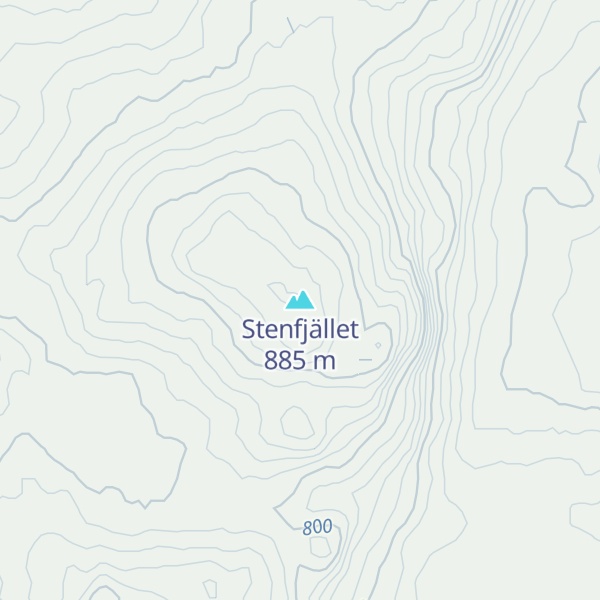 Map of Stenfjället