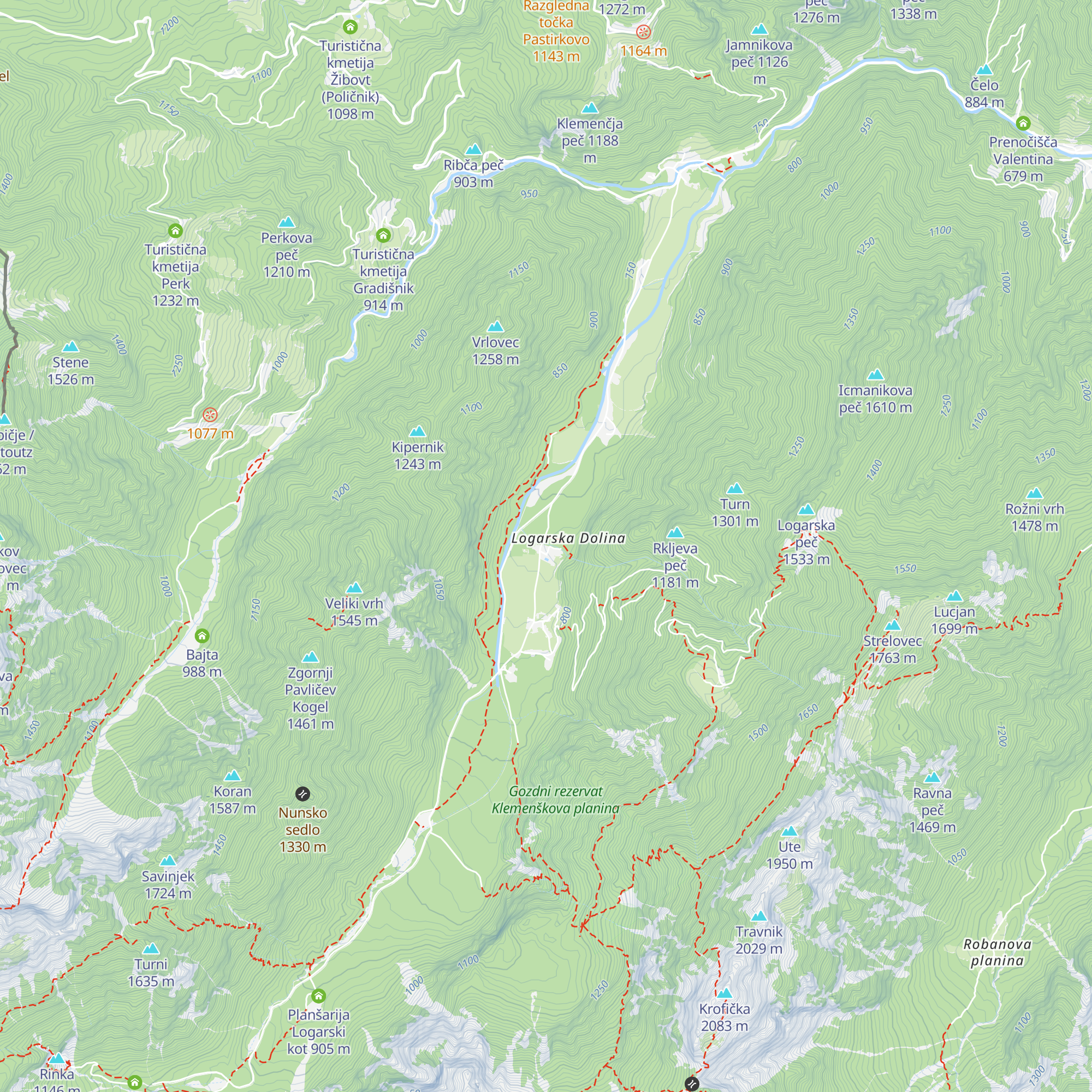 Počitniški dom Cinkarna map