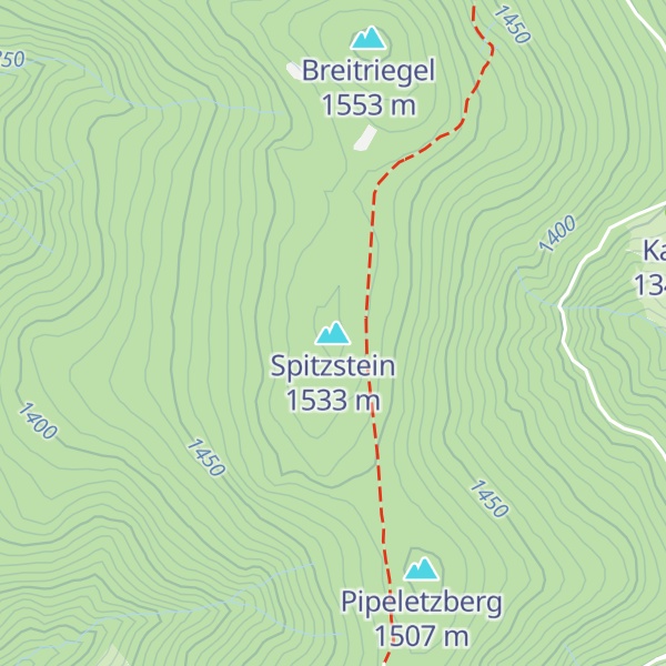 Map of Spitzstein