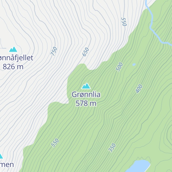 Map of Grønnlia