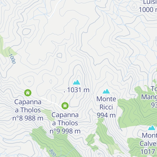 Map of Capanna a Tholos n°10