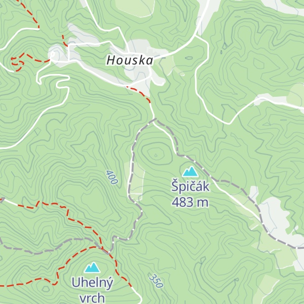 Map of Lípový kopec