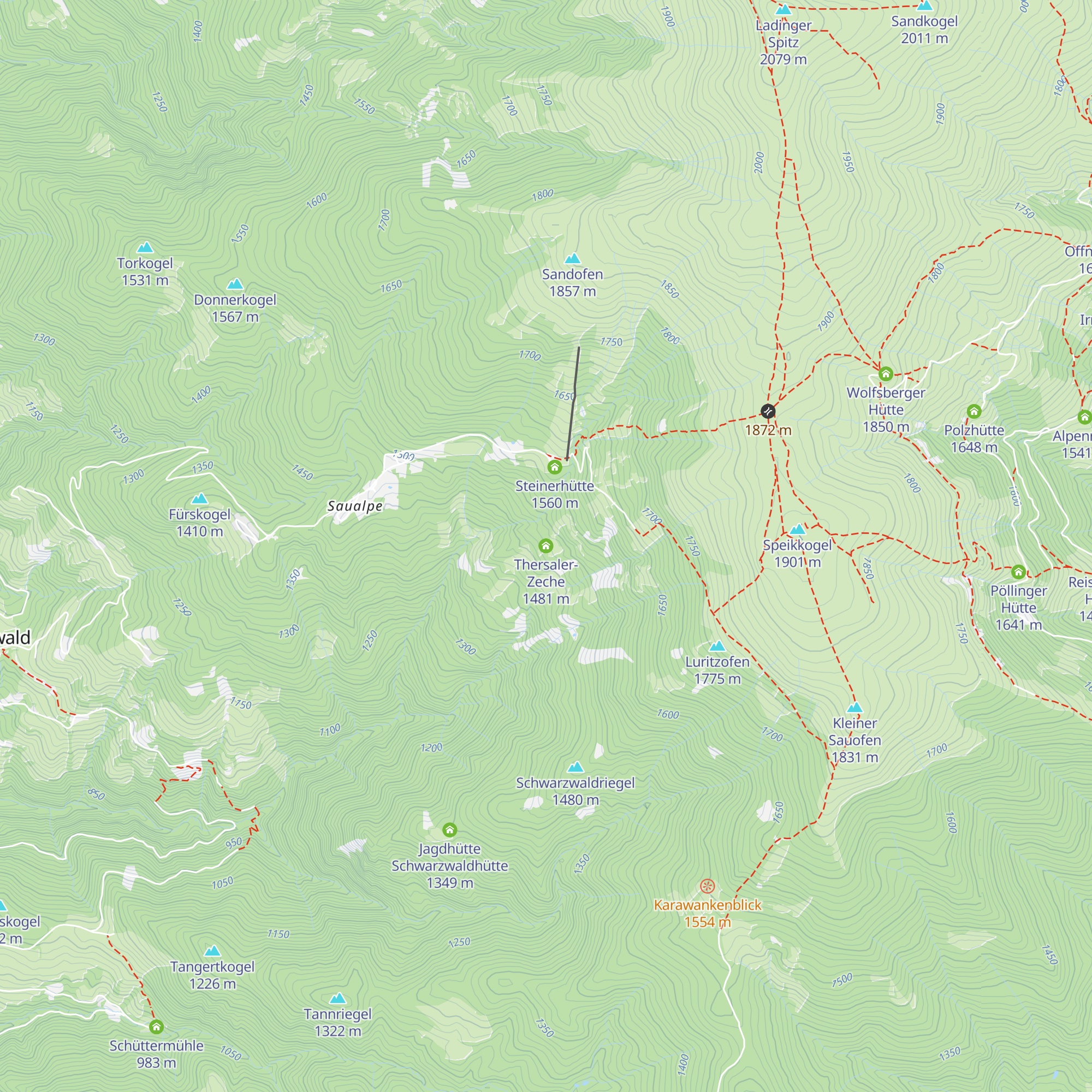 Thersaler-Zeche map