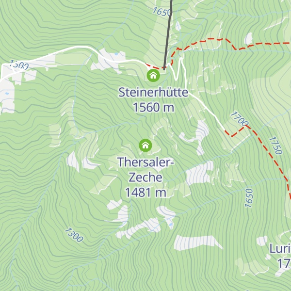 Map of Thersaler-Zeche