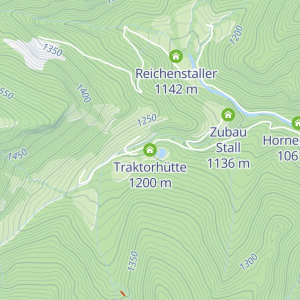 Map of Traktorhütte