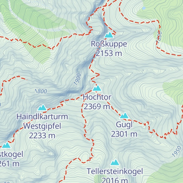 Map of Hochtor Nordostgipfel