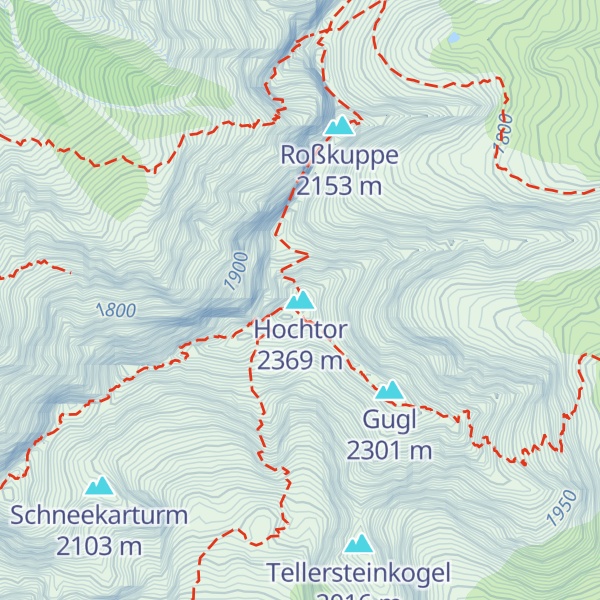 Map of Hochtor