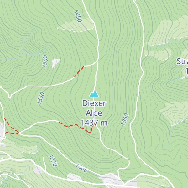Map of Diexer Alpe