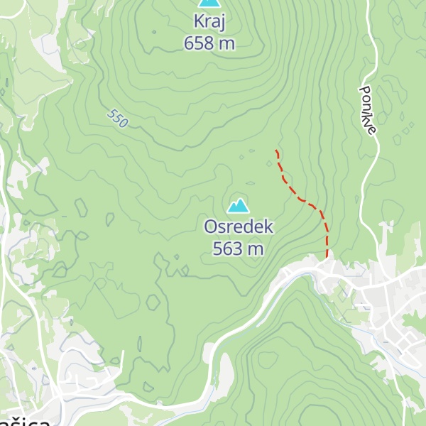 Map of Zmajevo gnezdo