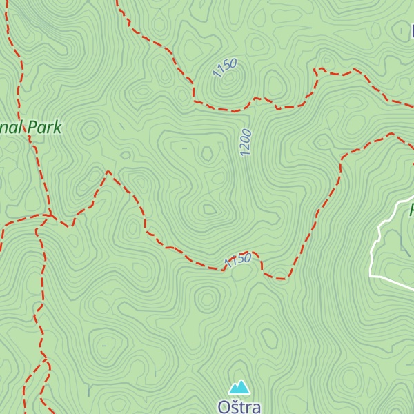 Map of Janjičarski vrh