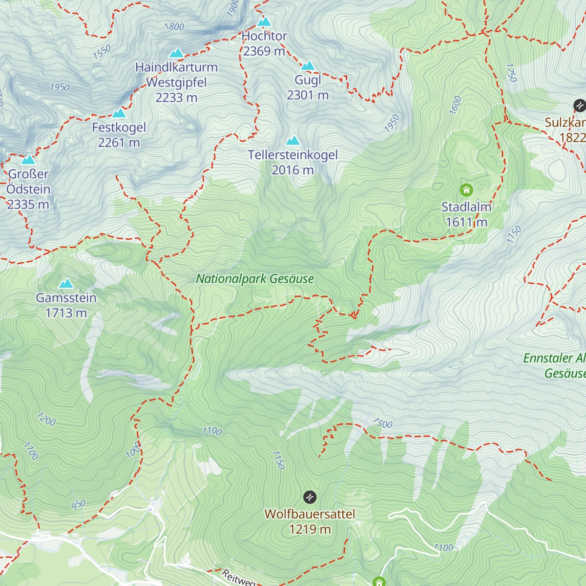 Untere Koderalm map
