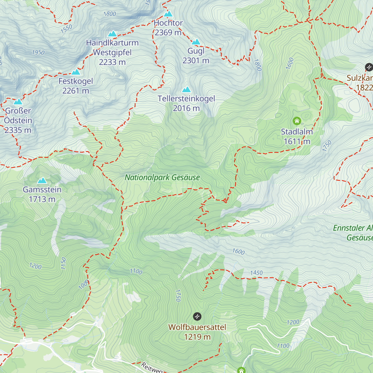 Untere Koderalm map