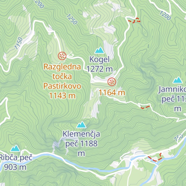Map of Izletniška kmetija Klemenšek