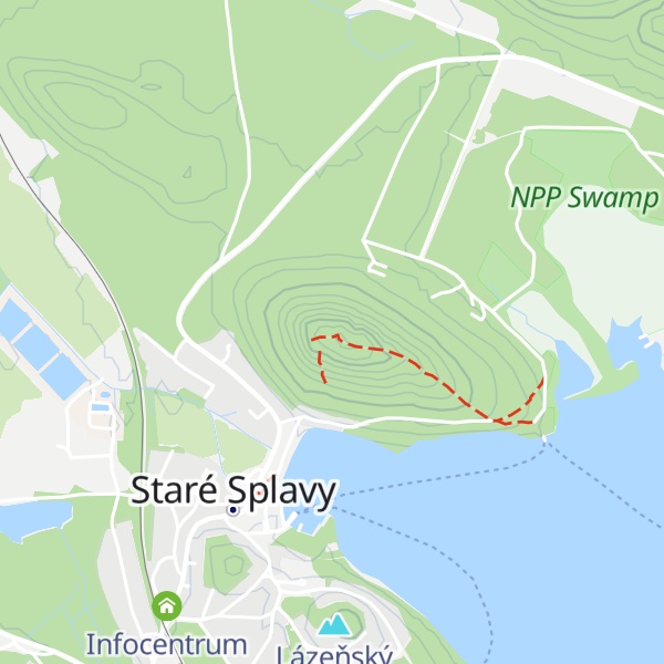 Map of Šroubený