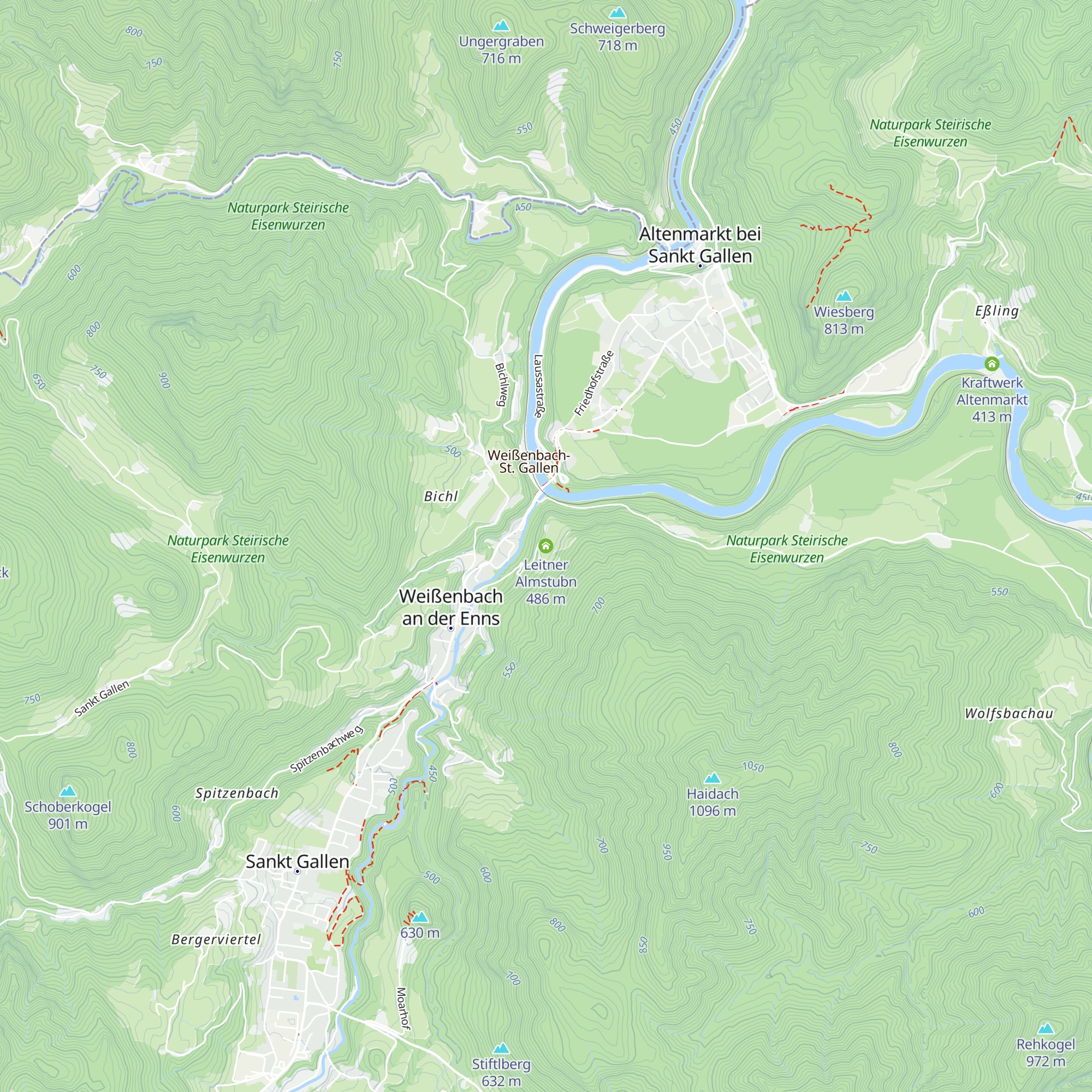 Leitner Almstubn map
