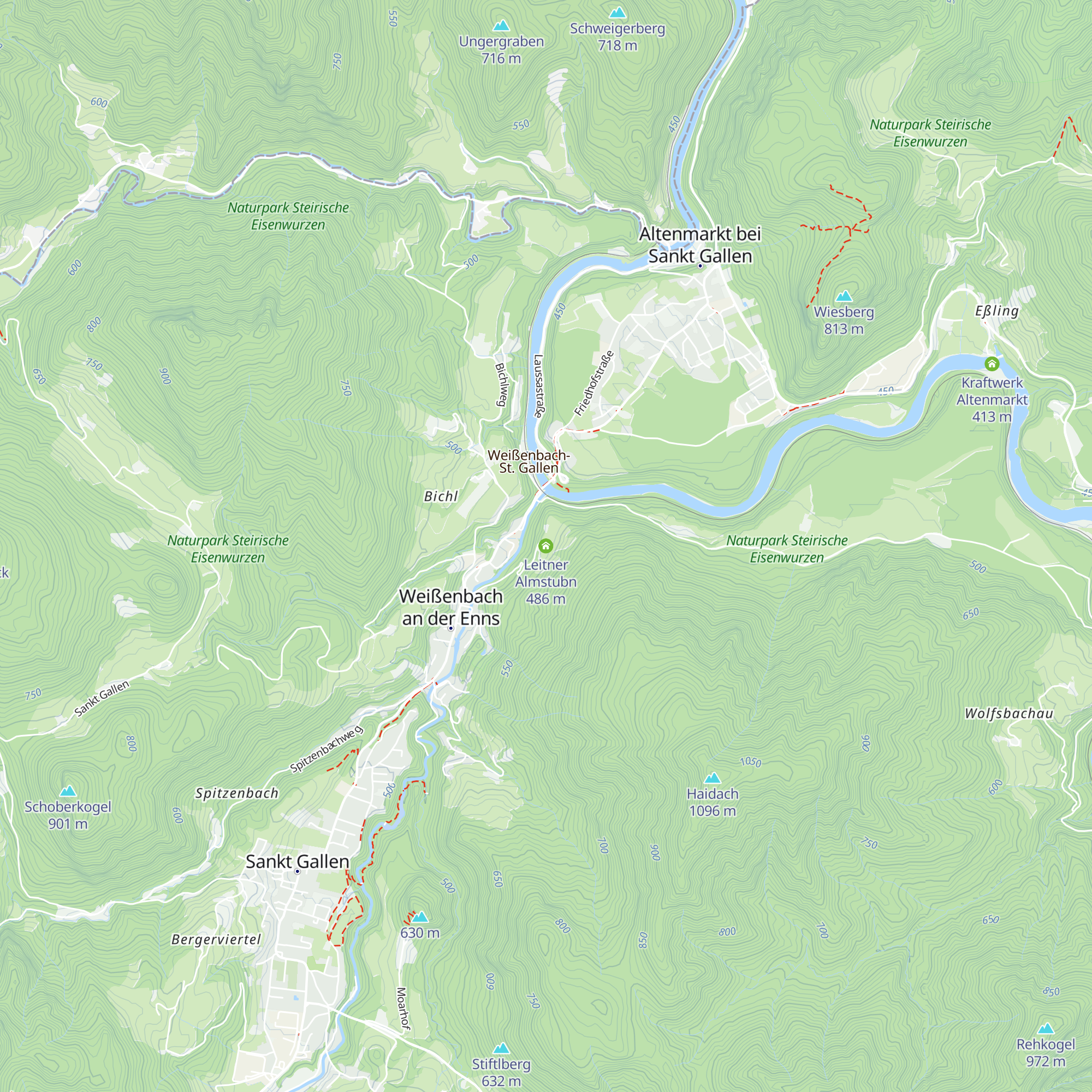 Leitner Almstubn map