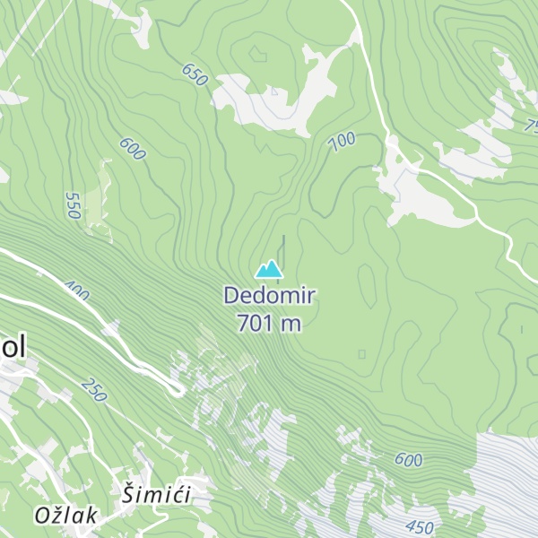 Map of Dedomir