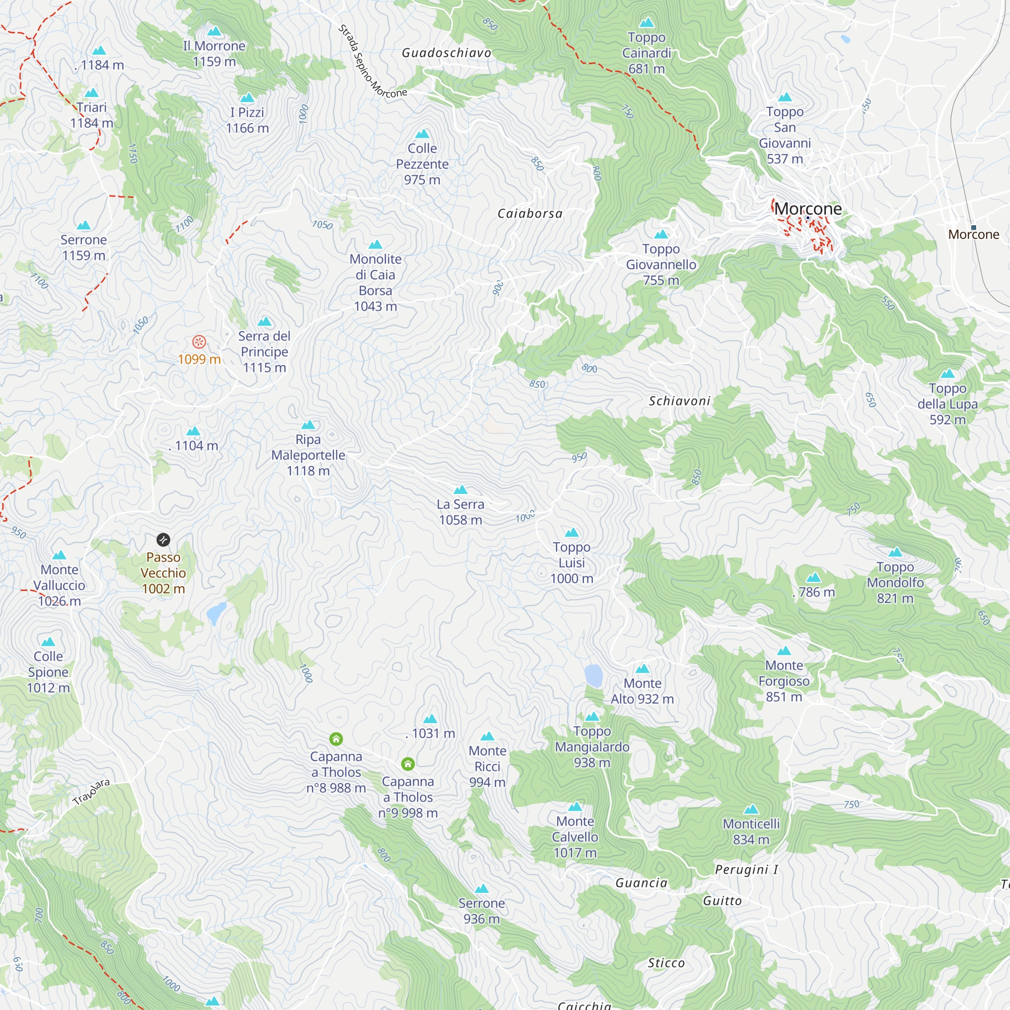 Capanna a Tholos n°1 map