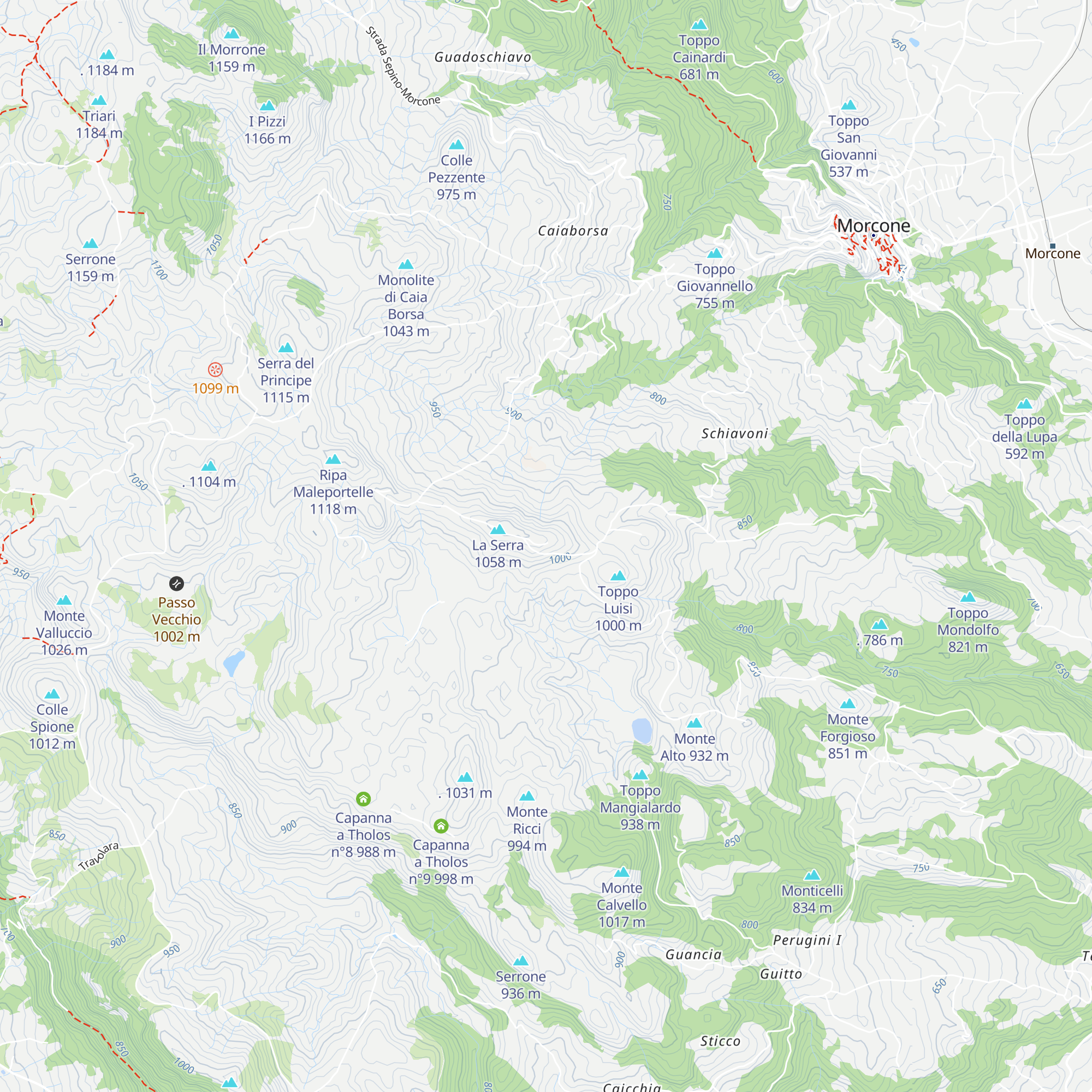 Capanna a Tholos n°1 map