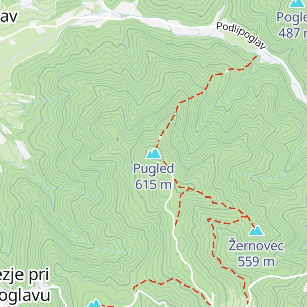 Map of Pugled