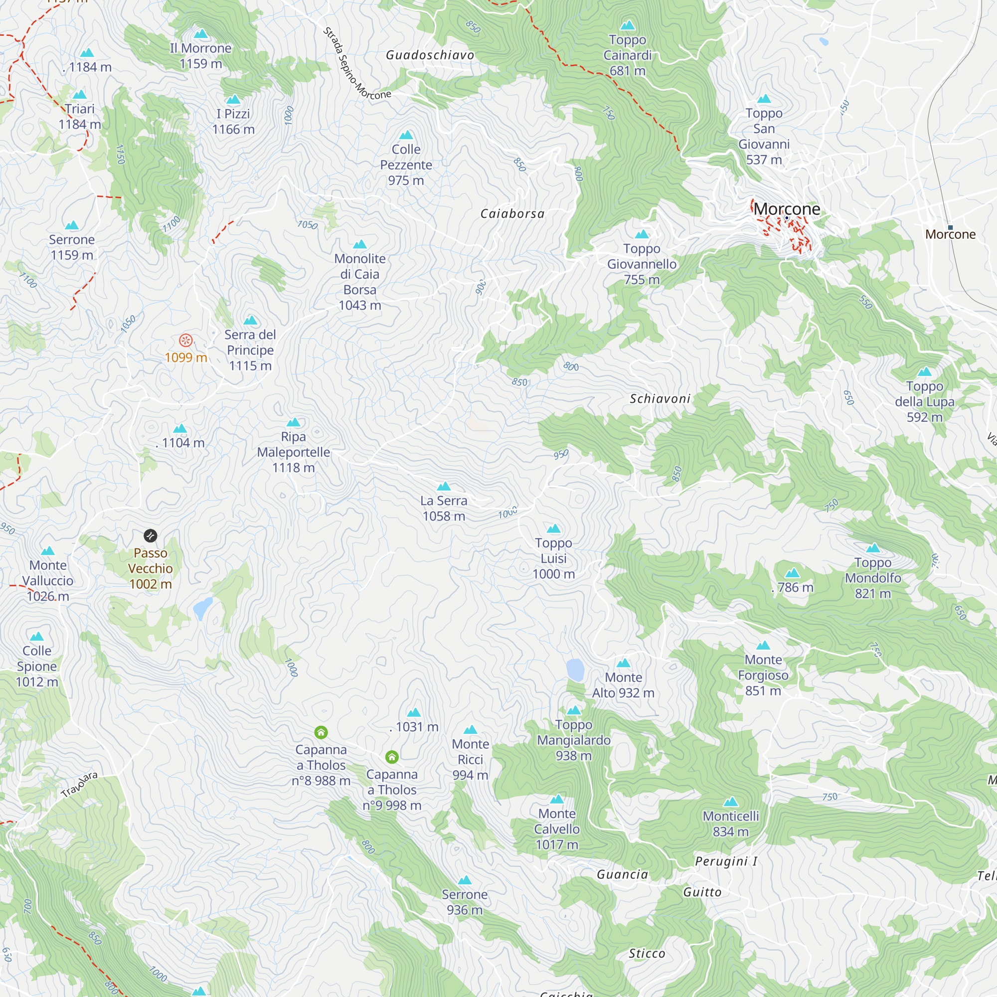 Capanna a Tholos n°2 map